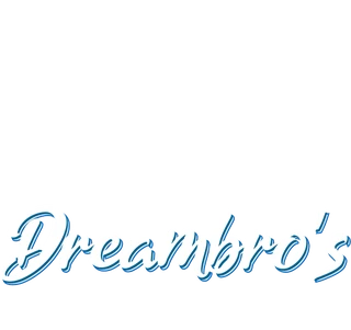 Logo van Dreambro's: een maan met sterren en de naam Dreambro's